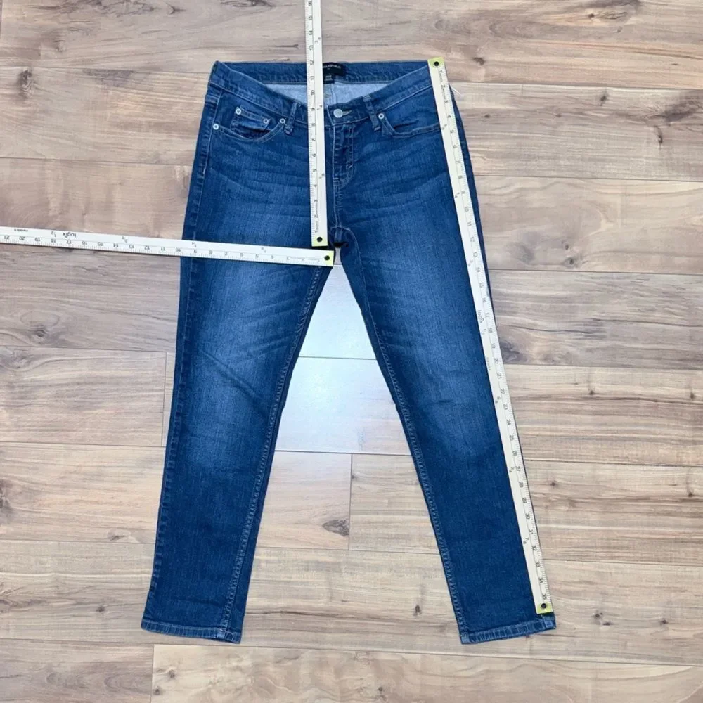 Banana Republic Women Dark Blue Skinny Jeans Size 26/2